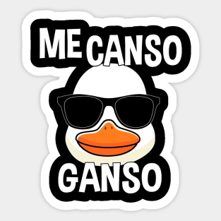 Funny Me Canso Ganso AMLO Lopez Obrador Mexican Fans Sticker